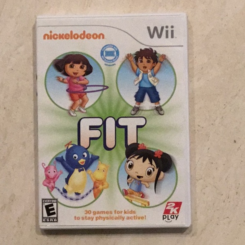 Nickelodeon Fit Nintendo Wii Game CIB Kids